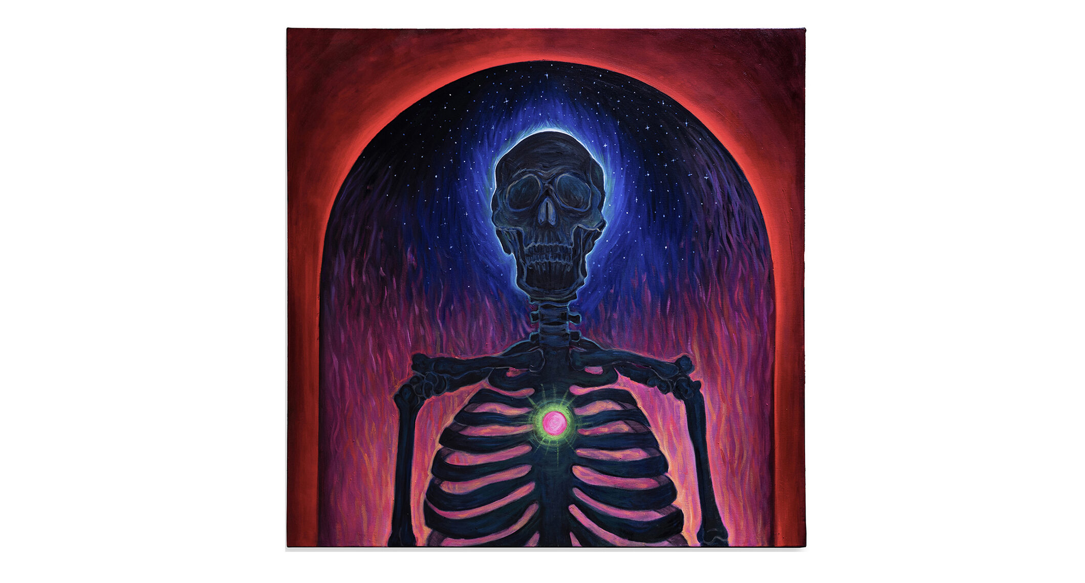 Heart Tuned, Oil on Canvas, 36x36”, 2025