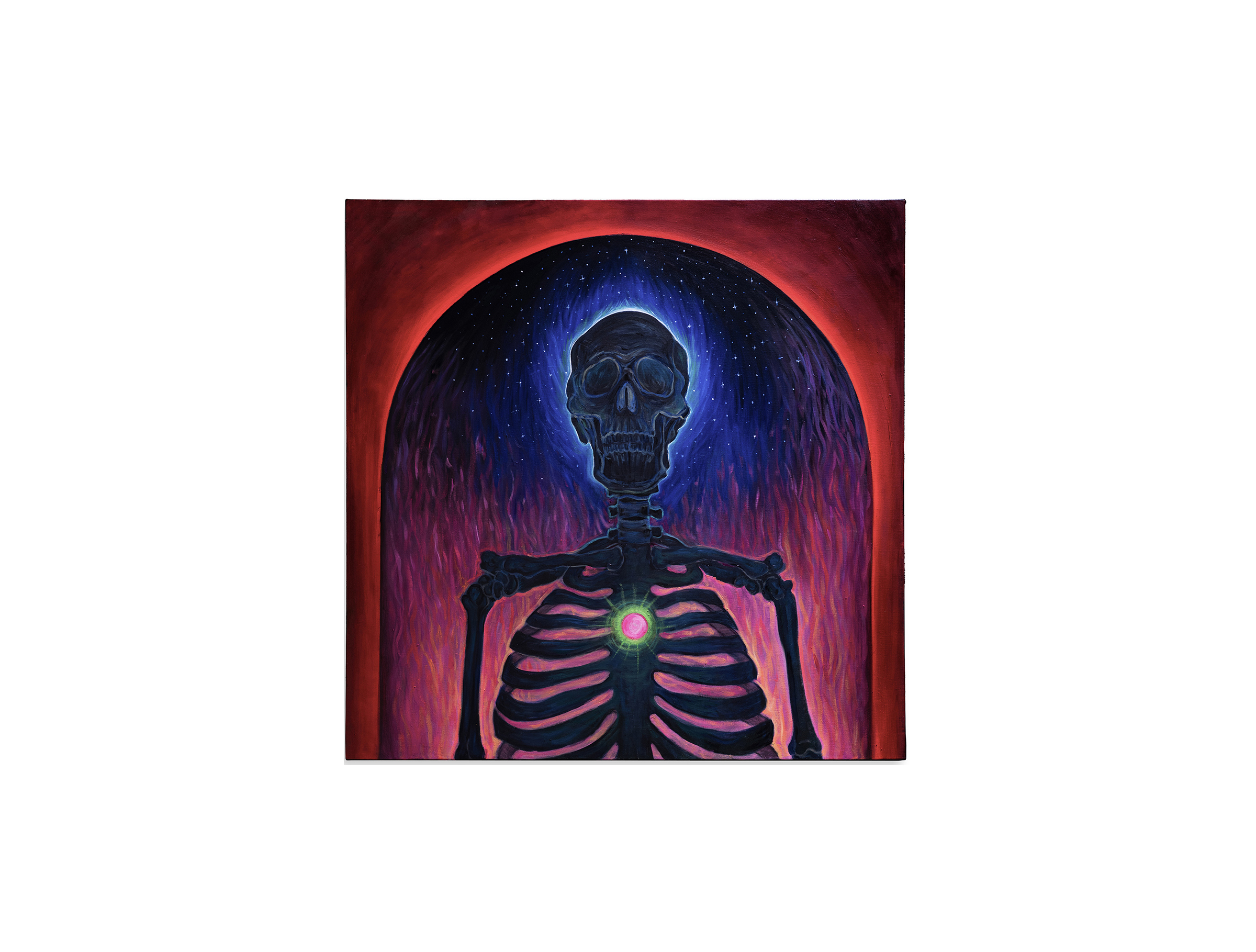 Heart Tuned, Oil on Canvas, 36x36”, 2025