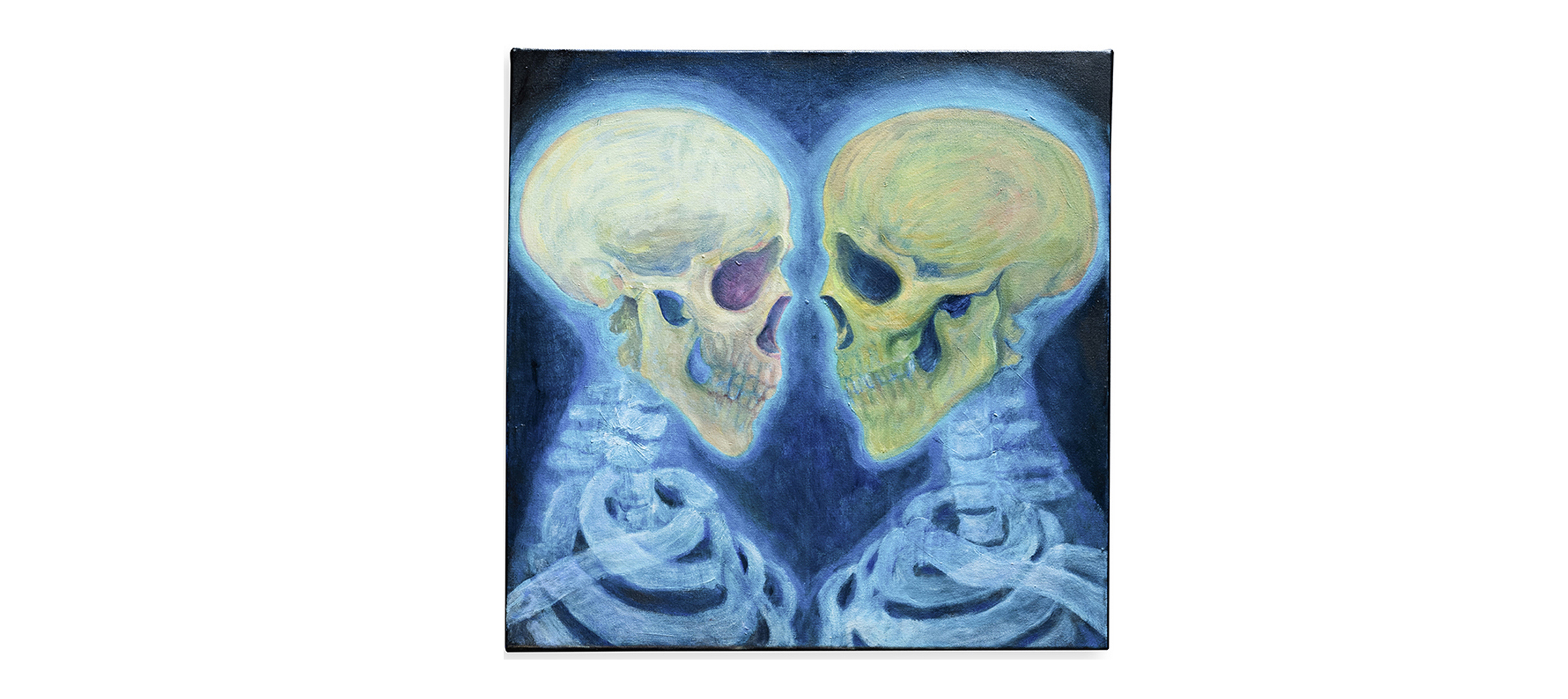 I Heart, Oil on Canvas, 20x20”, 2025