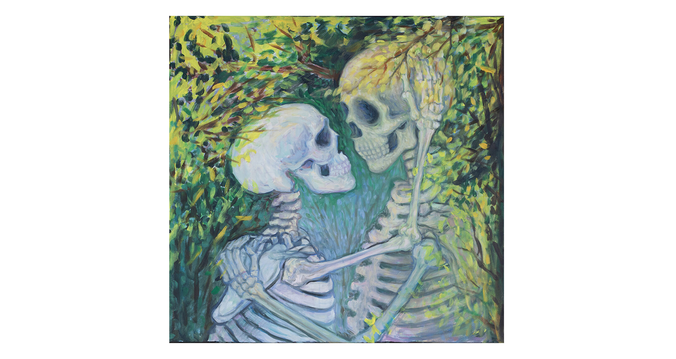 FallAgain(Beloved), Oil on Canvas, 30x30", 2025