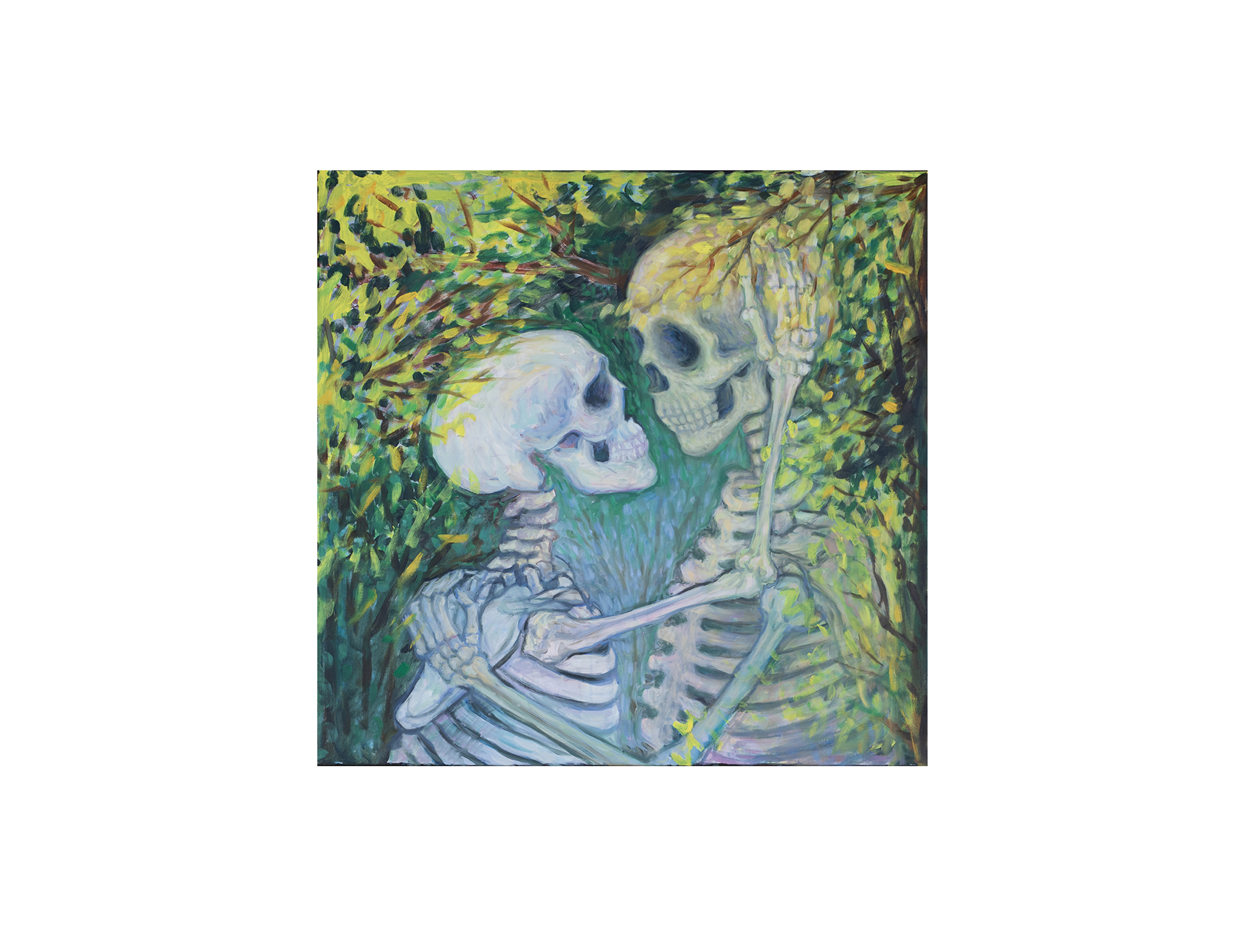 FallAgain(Beloved), Oil on Canvas, 30x30", 2025