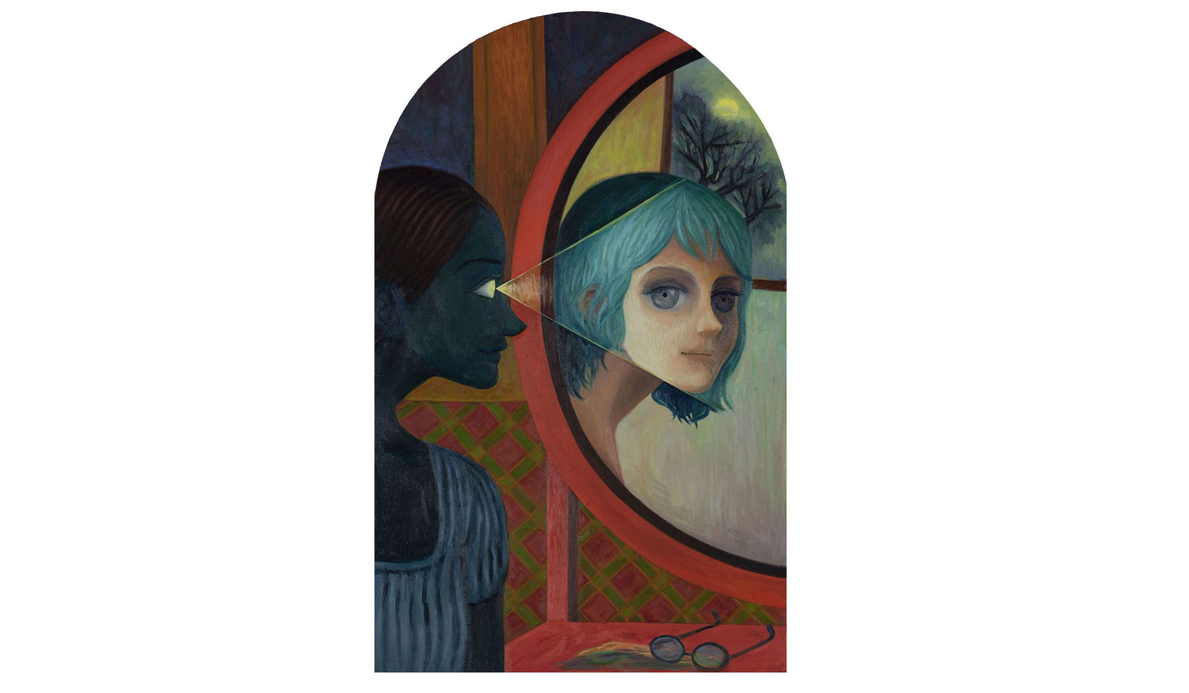 The Character, oil on linen, 43 x 68.5 cm (17 x 27”), 2022