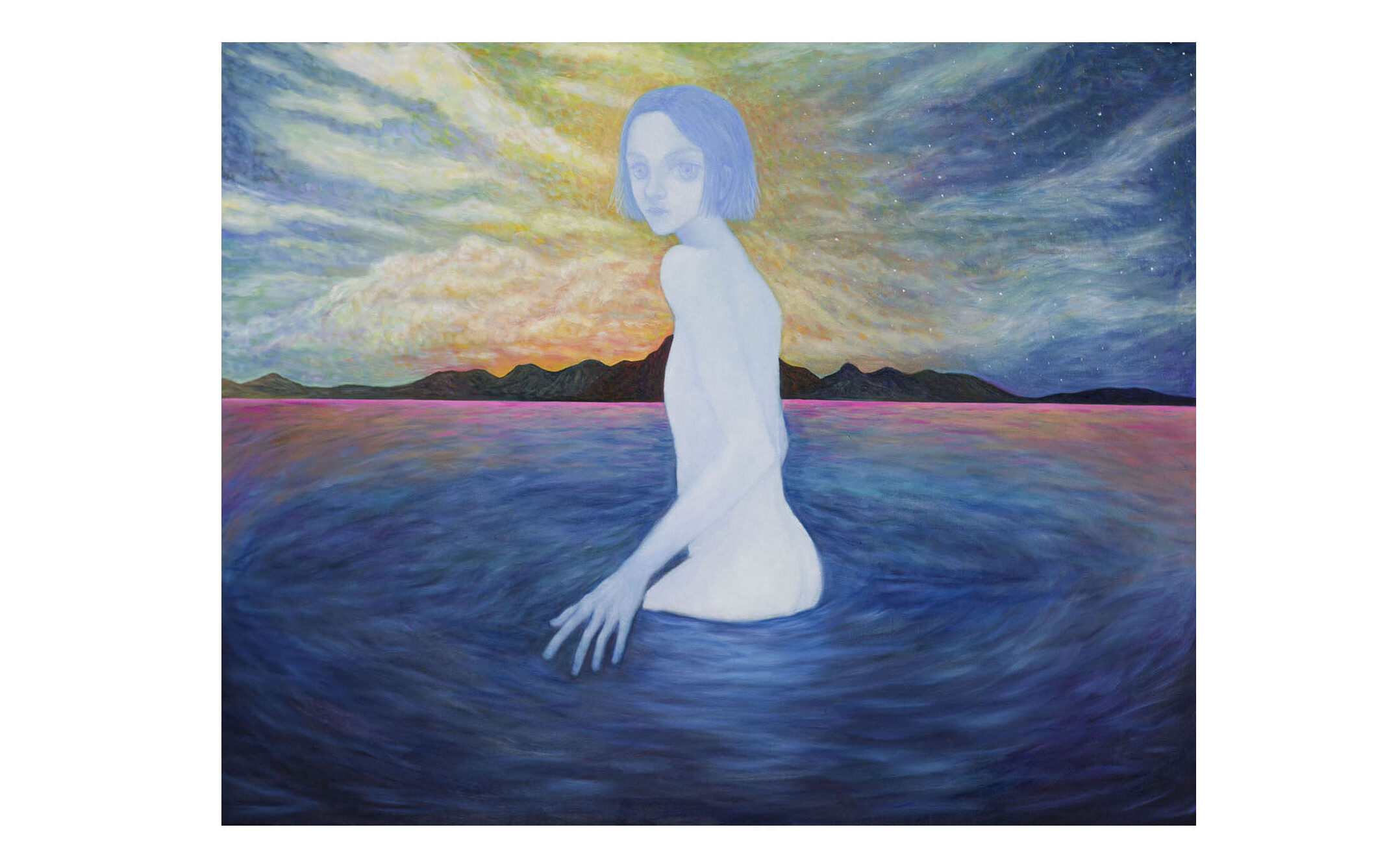 The One, oil on canvas, 120.5 x 152cm (47.5 x 60”), 2022