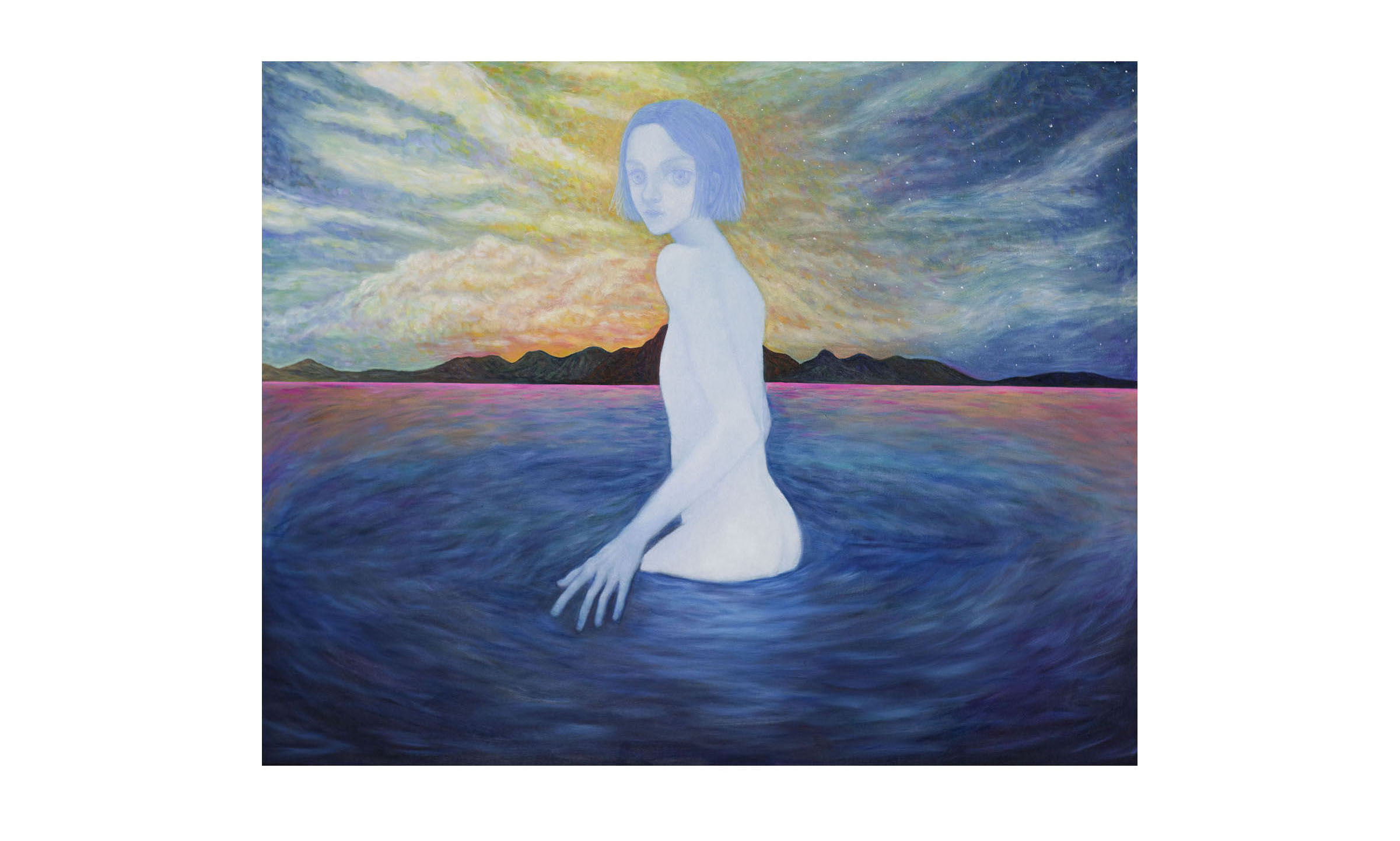 The One, oil on canvas, 120.5 x 152cm (47.5 x 60”), 2022
